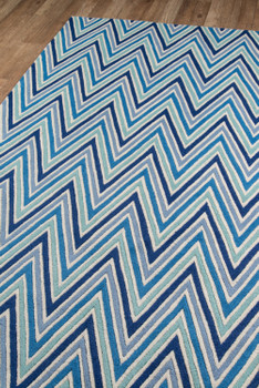 Momeni Delhi DL-48 Blue Hand Tufted Area Rugs