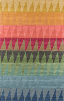 Momeni Delhi DL-59 Multi Red Hand Tufted Area Rugs