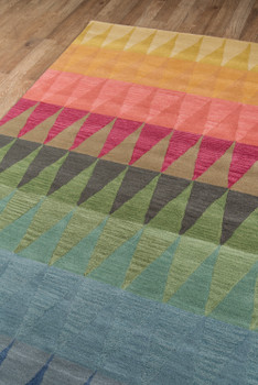Momeni Delhi DL-59 Multi Red Hand Tufted Area Rugs