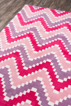 Momeni Heavenly HE-29 Pink Hand Tufted Area Rugs
