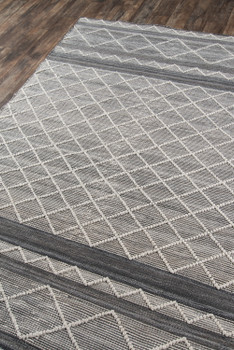 Momeni Hermosa HRM-2 Grey Hand Woven Area Rugs