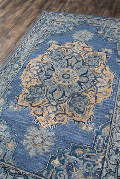 Momeni Ibiza IBI-1 Denim Hand Tufted Area Rugs