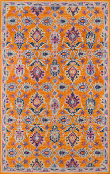 Momeni Ibiza IBI-4 Orange Hand Tufted Area Rugs