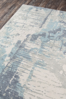 Momeni Illusions IL-04 Blue Hand Tufted Area Rugs