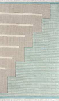 Novogratz Karl KRL-1 Blue Hand Made Area Rugs