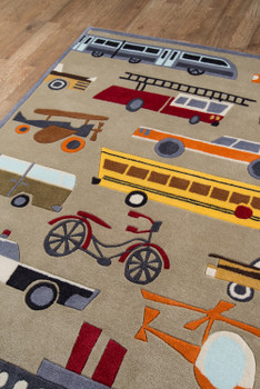 Momeni Lil Mo Whimsy LMJ-8 Concrete Hand Tufted Area Rugs