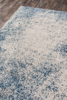 Momeni Loft LO-02 Blue Machine Made Area Rugs