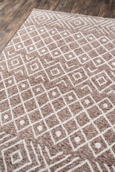 Momeni Margaux MGX-7 Taupe Table Tufted Area Rugs
