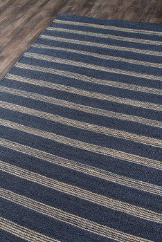 Novogratz Montauk MTK-1 Navy Hand Woven Area Rugs