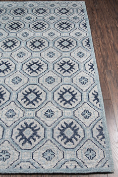 Momeni Nova NOV-4 Blue Hand Knotted Area Rugs