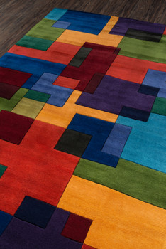 Momeni New Wave NW-49 Multi Hand Tufted Area Rugs