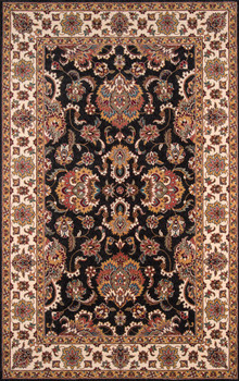 Momeni Persian Garden PG-14 Charcoal Machine Made Area Rugs