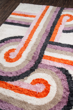 Novogratz Retro RET-5 Lavender Hand Tufted Area Rugs