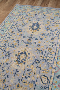 Momeni Tangier TAN30 Blue Hand Tufted Area Rugs