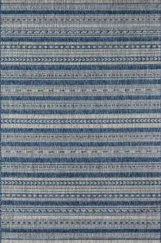 Novogratz Villa VI-04 Blue Machine Made Area Rugs