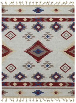 Amer Rugs Artifacts ARI-6 Red Red Flat-weave Area Rugs
