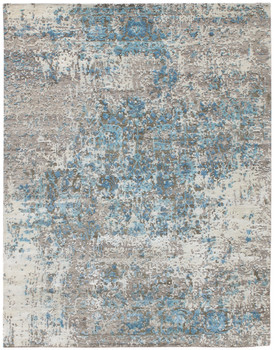 Amer Rugs Essence ESS-2 Blue Gray Hand-knotted Area Rugs