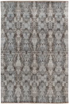 Amer Rugs Kohinoor KOH-11 Platinum Gray Hand-knotted Area Rugs
