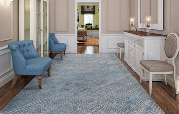 Amer Rugs Majestic MAJ-5 Blue Blue Hand-knotted Area Rugs