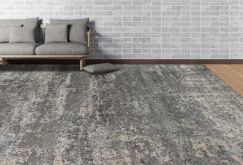 Amer Rugs Mystique MYS-23 Cool Gray Gray Hand-knotted Area Rugs