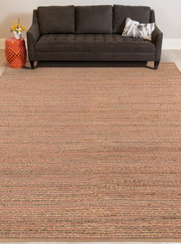 Amer Rugs Naturals NAT-4 Pink Pink Flat-weave Area Rugs