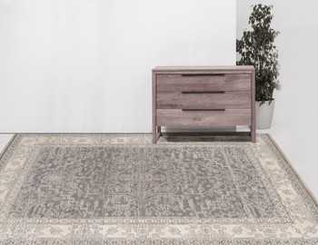 Amer Rugs Nuit Arabe NUI-4 Silver Sand Gray Hand-knotted Area Rugs