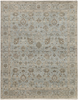 Amer Rugs Nuit Arabe NUI-6 Ice Blue Blue Hand-knotted Area Rugs