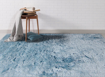 Amer Rugs Odyssey ODY-10 Sky Blue Blue Shag Area Rugs