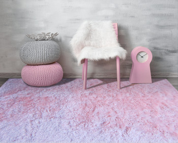 Amer Rugs Odyssey ODY-2 Light Pink Pink Shag Area Rugs