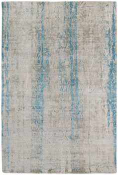 Amer Rugs Zenith ZEN-11 Water Spray Gray Hand-knotted Area Rugs