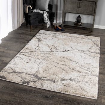 Palmetto Living Mystical Marquina Natural Machine Woven Area Rugs
