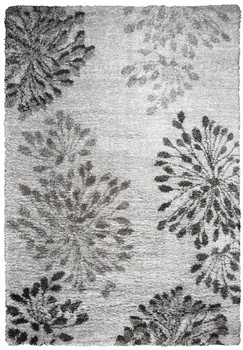 Rizzy Home Adana AN699A Floral Power Loomed Area Rugs