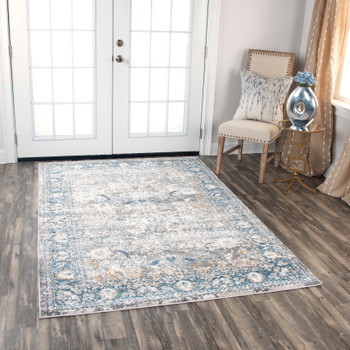Rizzy Home Bristol BRS105  Power Loomed Area Rugs