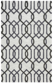 Rizzy Home Caterine CE9526 Trellis Hand Tufted Area Rugs