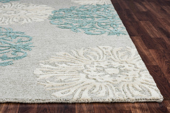 Rizzy Home Dimensions DI2241 Medallion Hand Tufted Area Rugs