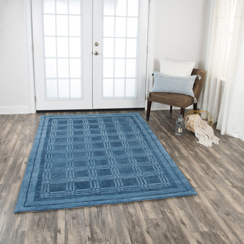Rizzy Home Fifth Avenue FA140B Squares Hand Tufted Area Rugs