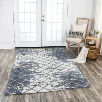 Rizzy Home Idyllic ID204B Abstract Hand Tufted Area Rugs