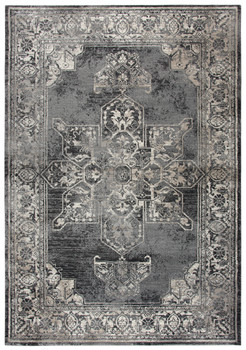 Rizzy Home Panache PN6972 Central Medallion Distress Power Loomed Area Rugs