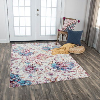 Rizzy Home Princeton PRI110 Vine/diamond Power Loomed Area Rugs