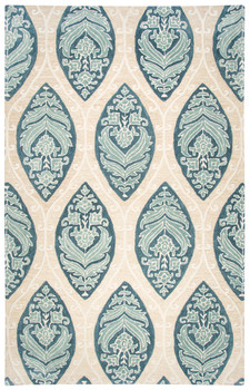 Rizzy Home Resonant RS773A Medallion Hand Tufted Area Rugs