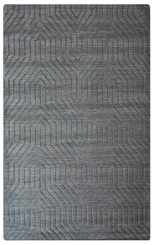 Rizzy Home Technique TC8578 Solid Hand-loomed Area Rugs