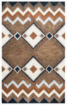 Rizzy Home Tumble Weed Loft TL9147 Southwest/tribal Hand Tufted Area Rugs