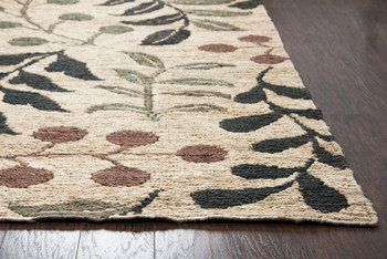 Rizzy Home Whittier WR9626 Floral Hand-woven Area Rugs