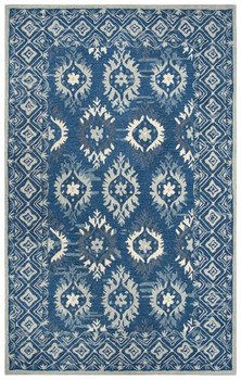 Rizzy Home Zingaro ZI017B Medallion Hand Tufted Area Rugs