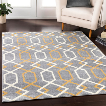 Livabliss Horizon HRZ-1043 Cottage Machine Woven Area Rugs