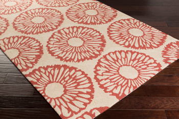Surya Rain RAI-1220 Modern Hand Hooked - 9' X 12' Rectangle Area Rug
