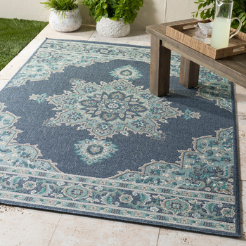 Surya Alfresco ALF-9670 Traditional Machine Woven Area Rugs