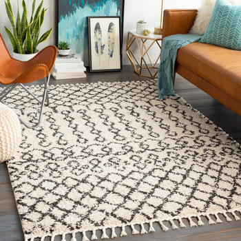 Livabliss Berber Shag BBE-2309 Global Machine Woven Area Rugs