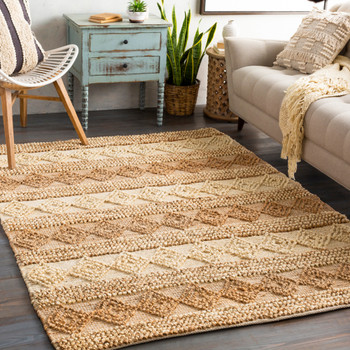 Livabliss Farmhouse Naturals FNS-2301 Cottage Hand Woven Area Rugs