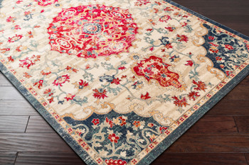 Surya Bohemian BOM-2310 Traditional Machine Woven Area Rugs